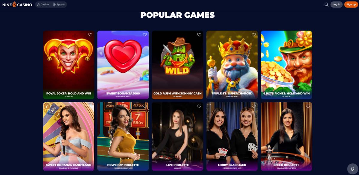 Spil Nine Casino
